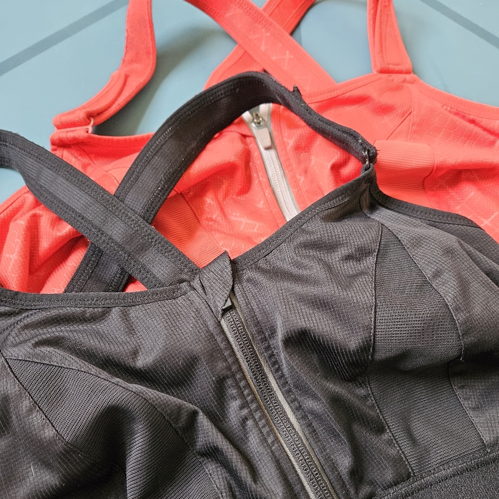 *DONATED* 2 SheFit Ultimate Run bras, size 3Luxe